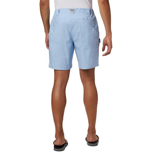 Columbia PFG Half Moon III Shorts Blue For Men's NZ20561 New Zealand